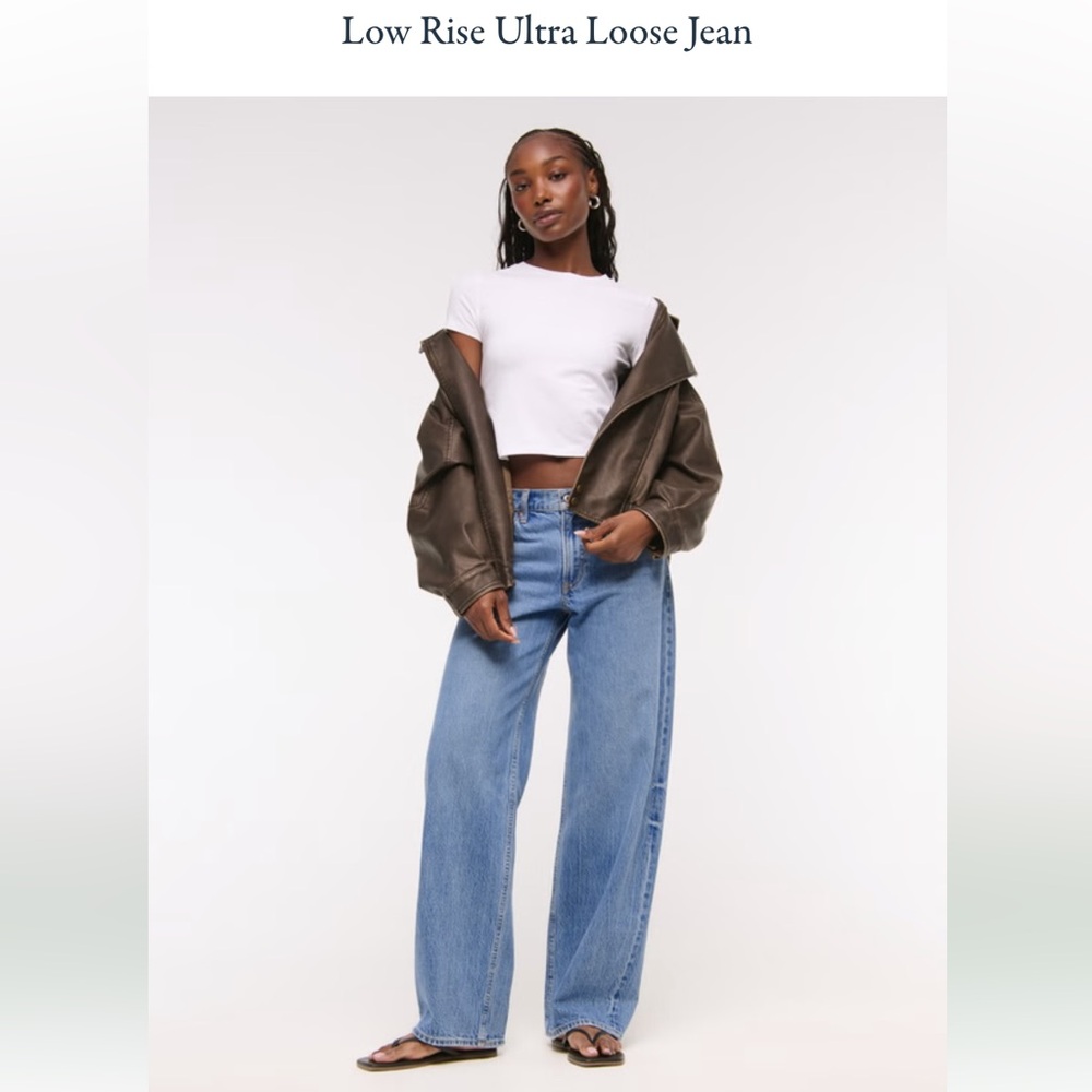 abercrombie low rise ultra loose